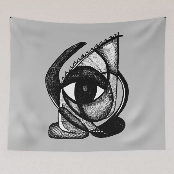 Item preview, "I see you" - African Symbolic Surrealist Art designed and sold by Tony Cisse.