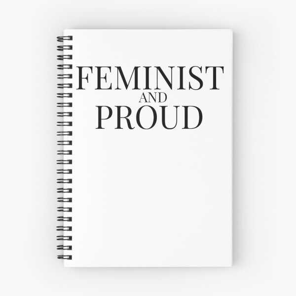 Item preview, Feminist and Proud v1 (white) designed and sold by nerdytalks.