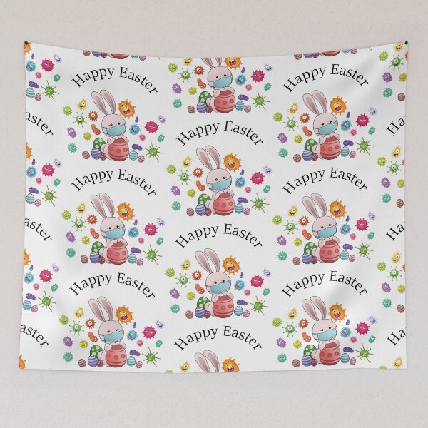 Item preview, Happy Easter Cute Design 2022 - Essential T-shirts Accessories (White) designed and sold by bailong1668.