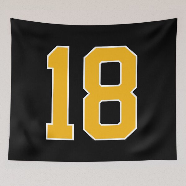 Item preview, Yellow Number 18 lucky sports jersey eighteen designed and sold by HeavyStyle.