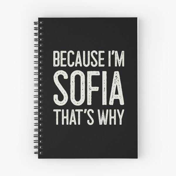 Item preview, Because I’m Sofia That’s Why Funny Personalized Name designed and sold by MariosNydras.