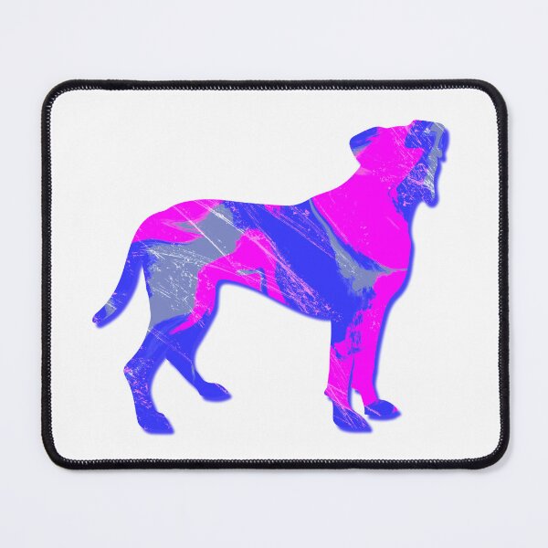 Item preview, I Love My Boxer Hot Pink Cute Dog Silhouette  designed and sold by AMSonArt.