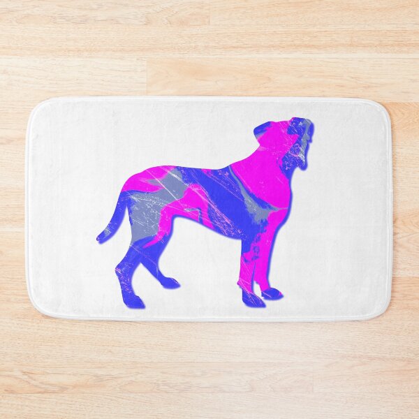 Item preview, I Love My Boxer Hot Pink Cute Dog Silhouette  designed and sold by AMSonArt.