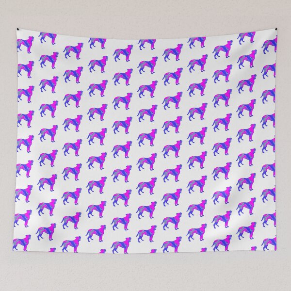 Item preview, I Love My Boxer Hot Pink Cute Dog Silhouette  designed and sold by AMSonArt.
