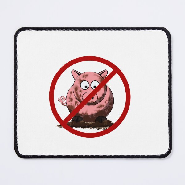 Item preview, No Dirty Pigs Sticker designed and sold by AgathnKosobucki.