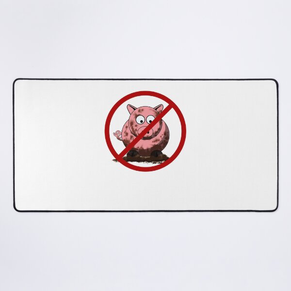Item preview, No Dirty Pigs Sticker designed and sold by AgathnKosobucki.