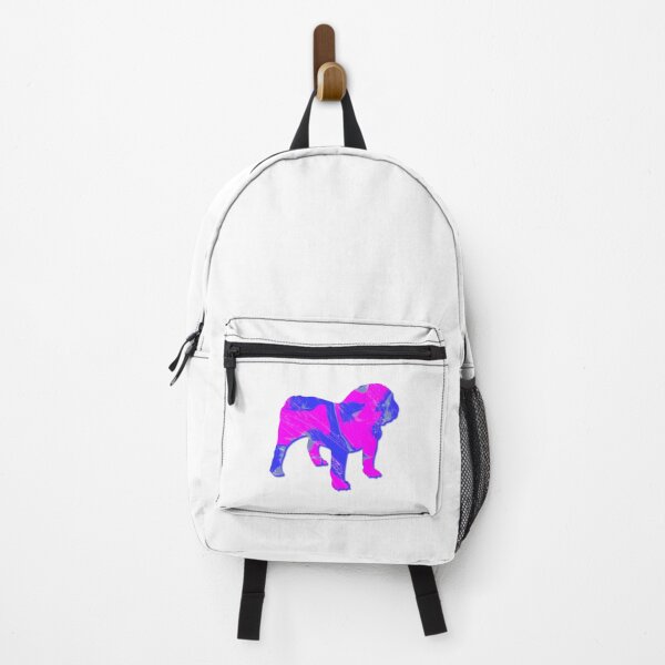 Item preview, I Love My English Bulldog Dog Hot Pink Silhouette  designed and sold by AMSonArt.