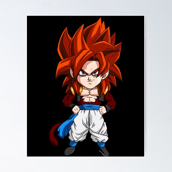 Poster Dragon Ball Z Super : Sangoku Et Vegeta Super Saiyan 4 - Déco Murale Anime Pour Chambre De Fan !