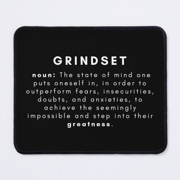Item preview, Grindset - black designed and sold by Mad-Boy.