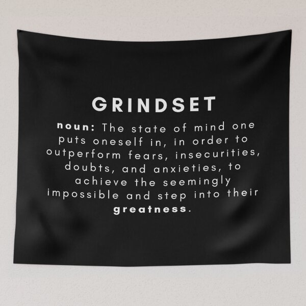 Item preview, Grindset - black designed and sold by Mad-Boy.