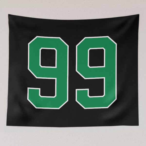 Item preview, 99 number, green lucky sports ninety nine designed and sold by ArtIsParty.
