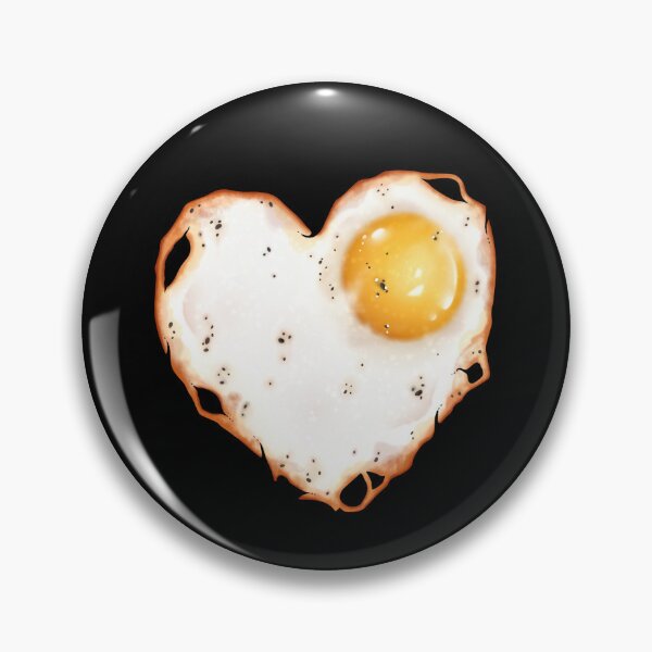 Item preview, Fried Eggy Heart designed and sold by Clocksy.