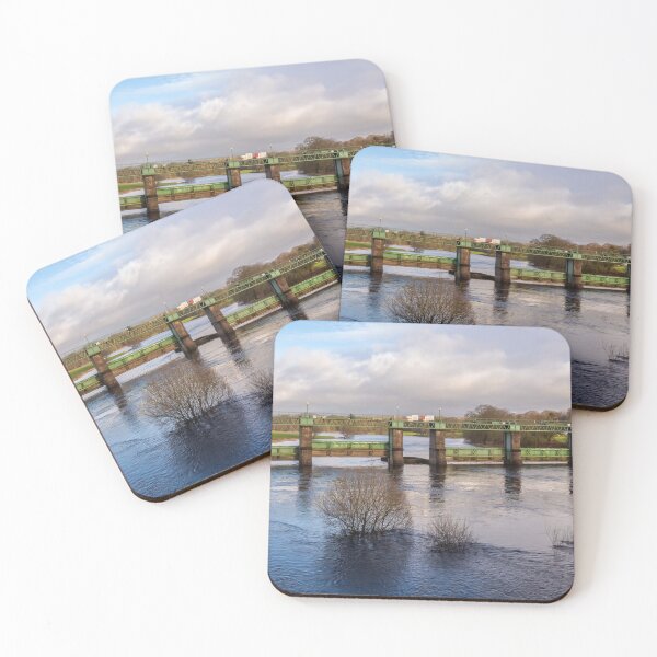 Item preview, Glenlochar Barrage on the River Dee at Loch Ken, Galloway Hydro electric scheme, Dumfries and Galloway, Scotland designed and sold by SnapTPhotograph.