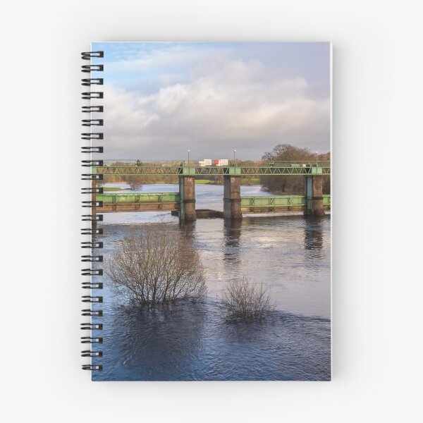 Item preview, Glenlochar Barrage on the River Dee at Loch Ken, Galloway Hydro electric scheme, Dumfries and Galloway, Scotland designed and sold by SnapTPhotograph.