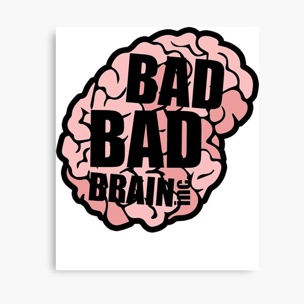 Bad Nasty Brains Logo Sticker for Sale by eriettataf