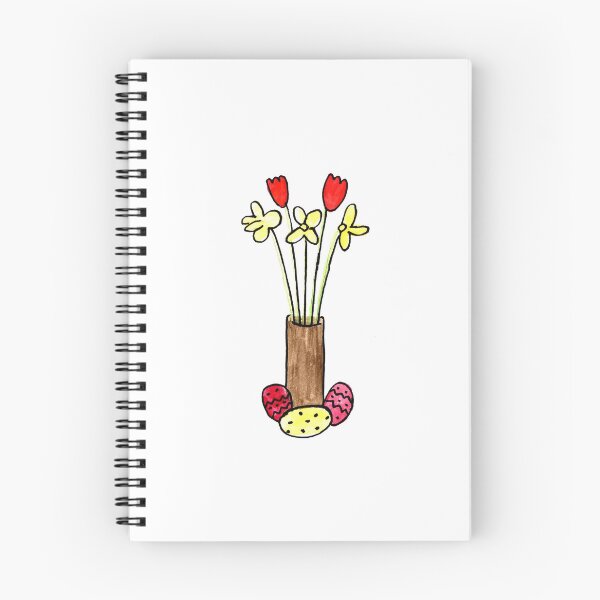 Item preview, Easter Flowers and Eggs designed and sold by FineArtKate.