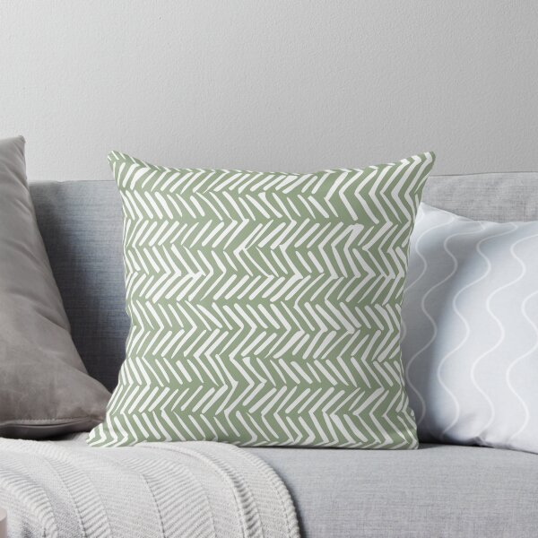 Item preview, Amazonian Herringbone Sage Green Aesthetics designed and sold by meggydesigns.