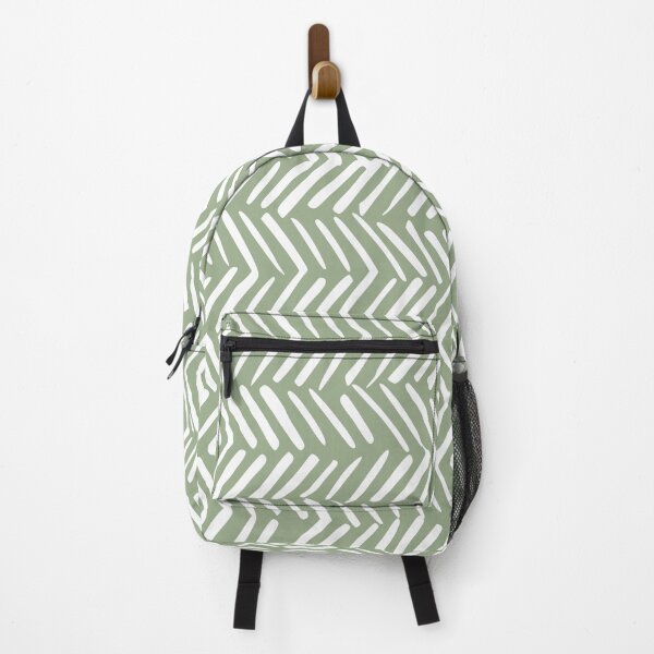 Item preview, Amazonian Herringbone Sage Green Aesthetics designed and sold by meggydesigns.
