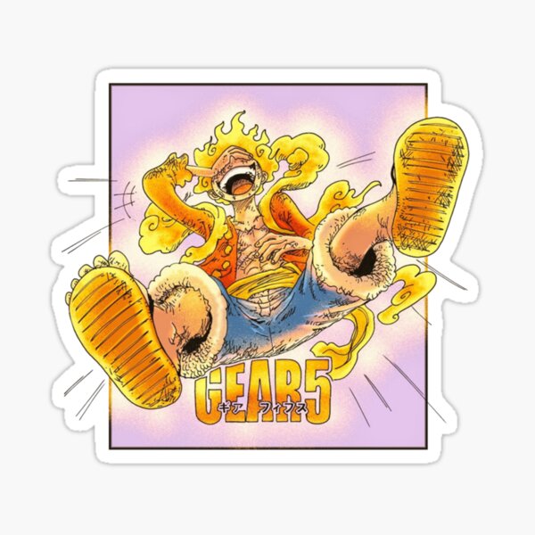 one piece luffy gear 5 Sticker by todorocklee in 2023