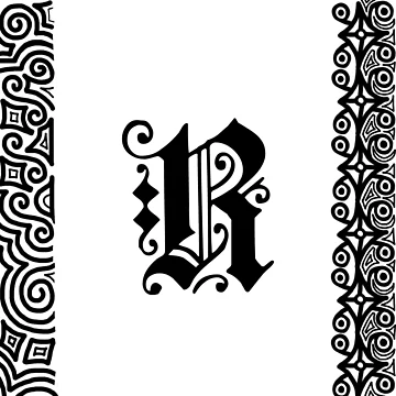 Artwork thumbnail, Letter R by Encie-Designs