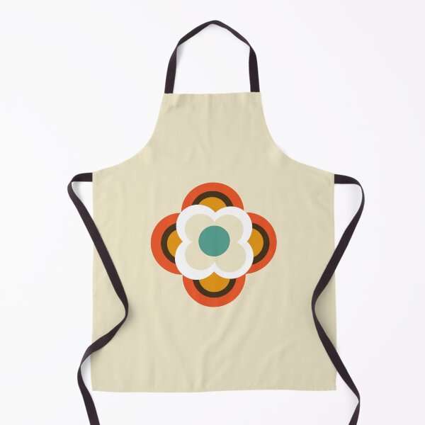 Item preview, Cool Retro Four Petals Flower in Bright Colors designed and sold by Deutschic.