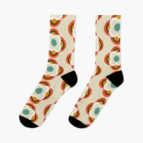 Item preview, Cool Retro Four Petals Flower in Bright Colors designed and sold by Deutschic.