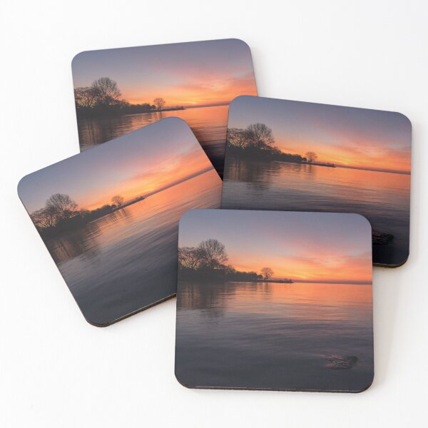 Item preview, Soft Velvet - Colourful Dawn on Lake Ontario in West End Toronto designed and sold by Georgia Mizuleva.