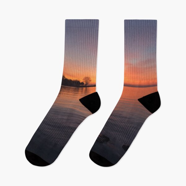 Item preview, Soft Velvet - Colourful Dawn on Lake Ontario in West End Toronto designed and sold by Georgia Mizuleva.