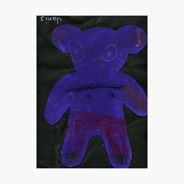 Bear (Janis 6 years old) Photographic Print