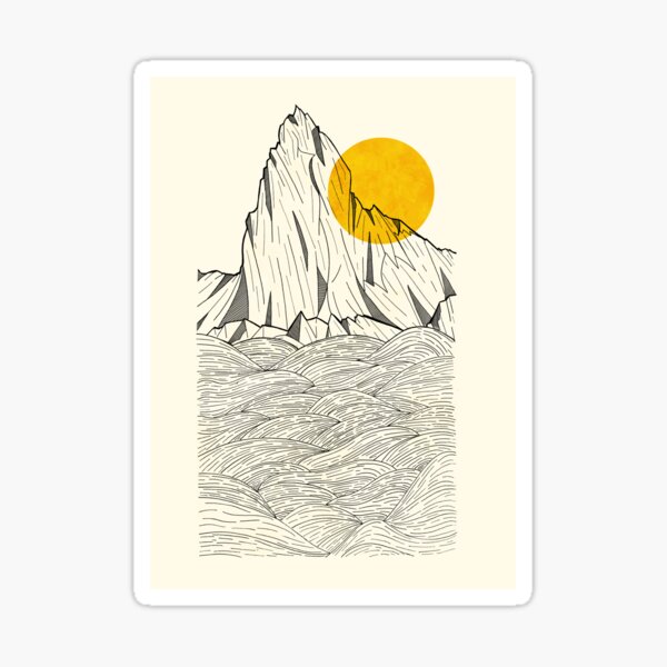 Sun Cliffs Sticker
