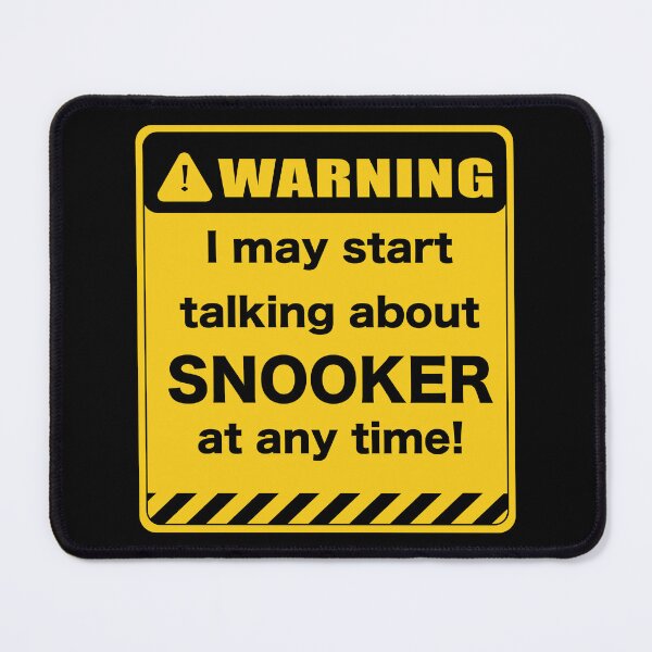 Item preview, Advertencia, puedo empezar a hablar de snooker en cualquier momento. designed and sold by Clipzor.