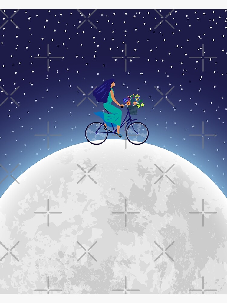 yesterday i rode my bike to the moon