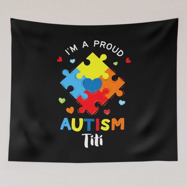Item preview, I'm A Proud Autism Titi Autism Awareness Aunt Nephew Niece designed and sold by TH3--DESIGNER.