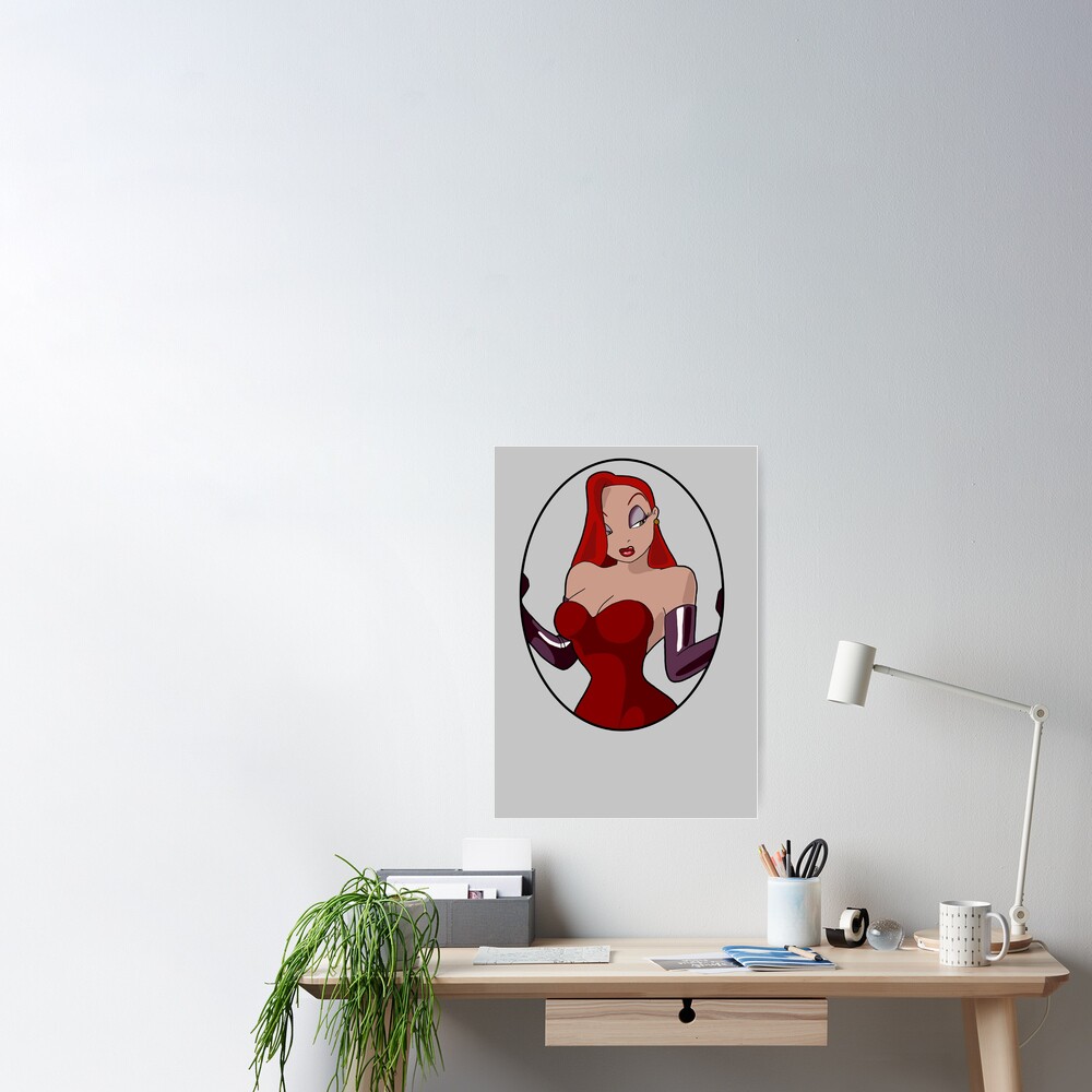 Jessica Rabbit Poster By Norahsbe Redbubble