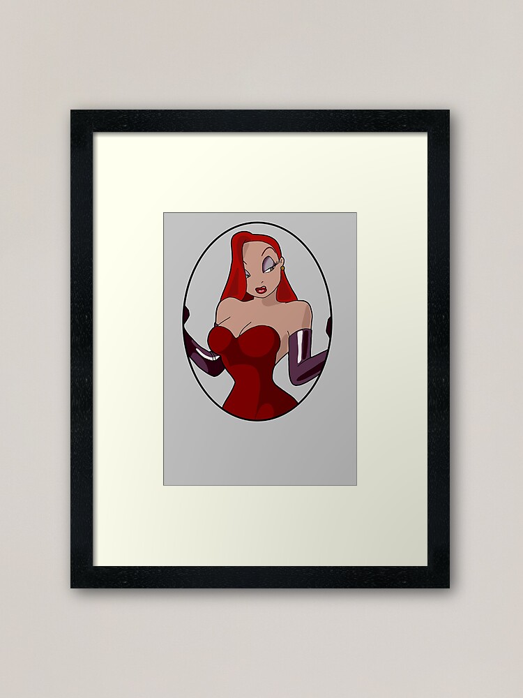 Jessica Rabbit Framed Art Print by norahsbe