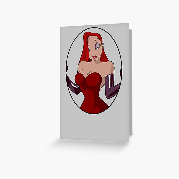 Jessica Rabbit, Tattooed Greeting Card for Sale by boec gear