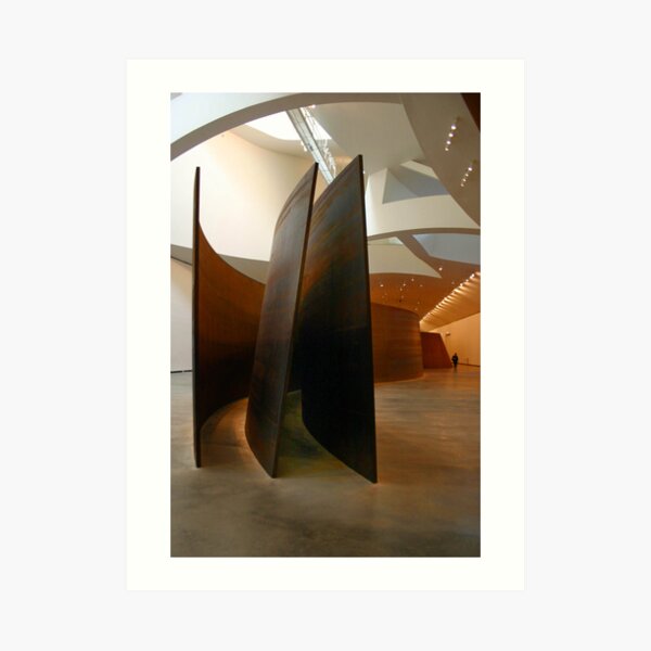 Richard Serra at the Guggenheim Art Print
