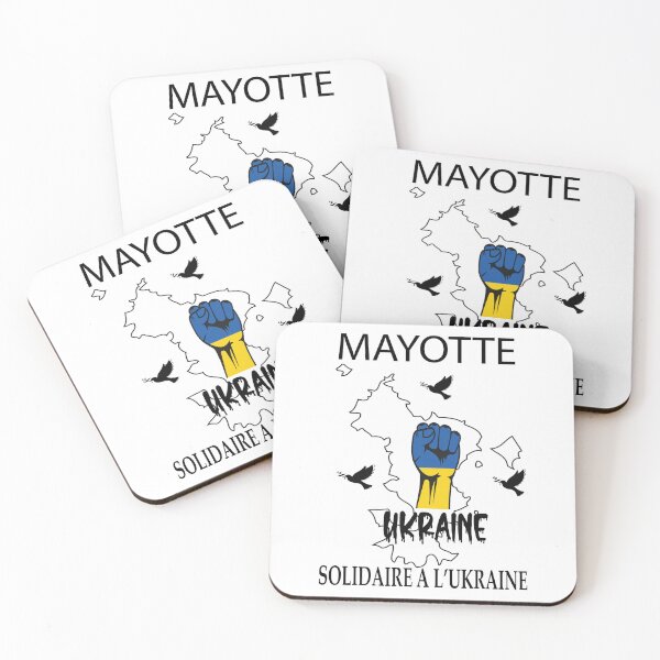 Item preview, Mayotte in solidarity with Ukraine designed and sold by FoxinhoSoumaila.