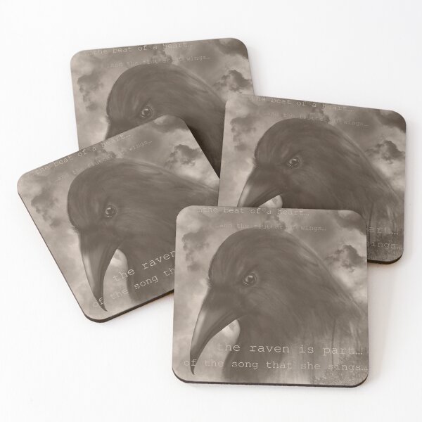 Item preview, Sepia Raven designed and sold by redraiph.