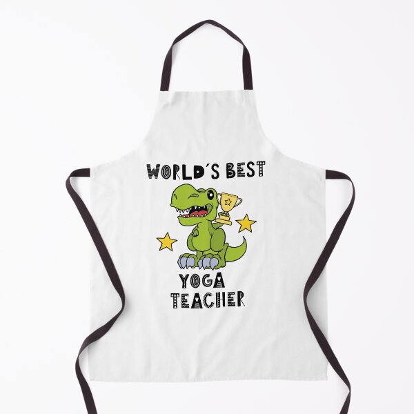 Item preview, World's Best Yoga Teacher, Funny Yoga, Dinosaur, Tyrannosaurus Rex, Quotes, Words, Text, Greatest, T Rex, Tyrannosaurus designed and sold by iHeartDinosaurs.