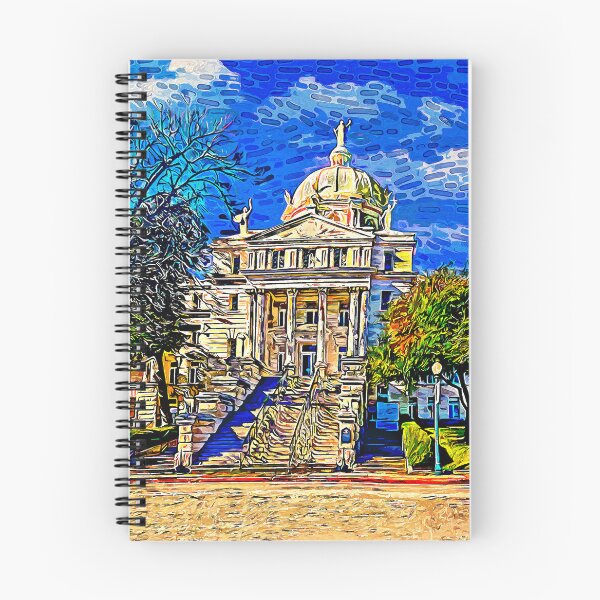 Item preview, McLennan County Courthouse in Waco, Texas - impressionist painting designed and sold by NickoPrints.