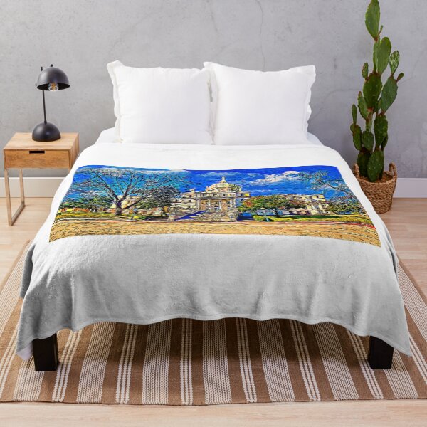 Item preview, McLennan County Courthouse in Waco, Texas - impressionist painting designed and sold by NickoPrints.