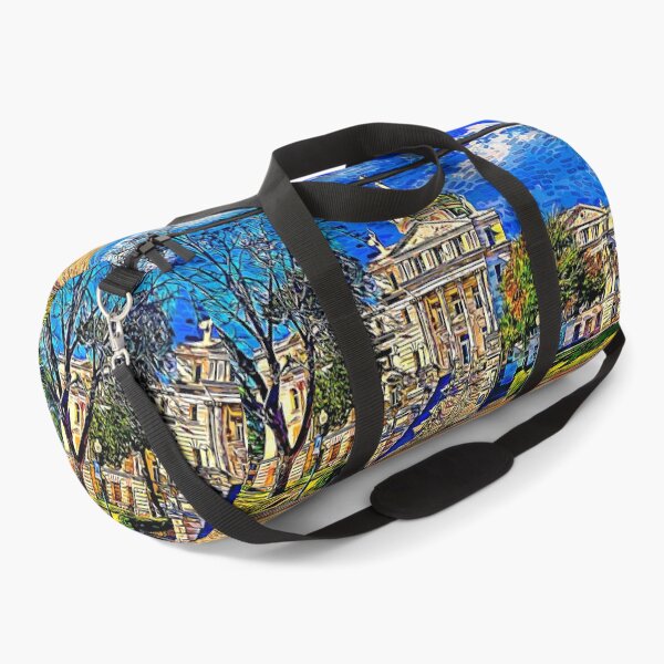 Item preview, McLennan County Courthouse in Waco, Texas - impressionist painting designed and sold by NickoPrints.