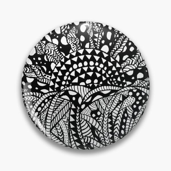 Item preview, Sunshine Zentagle. Geometric Abstract Sun Drawing designed and sold by galleasstudio.