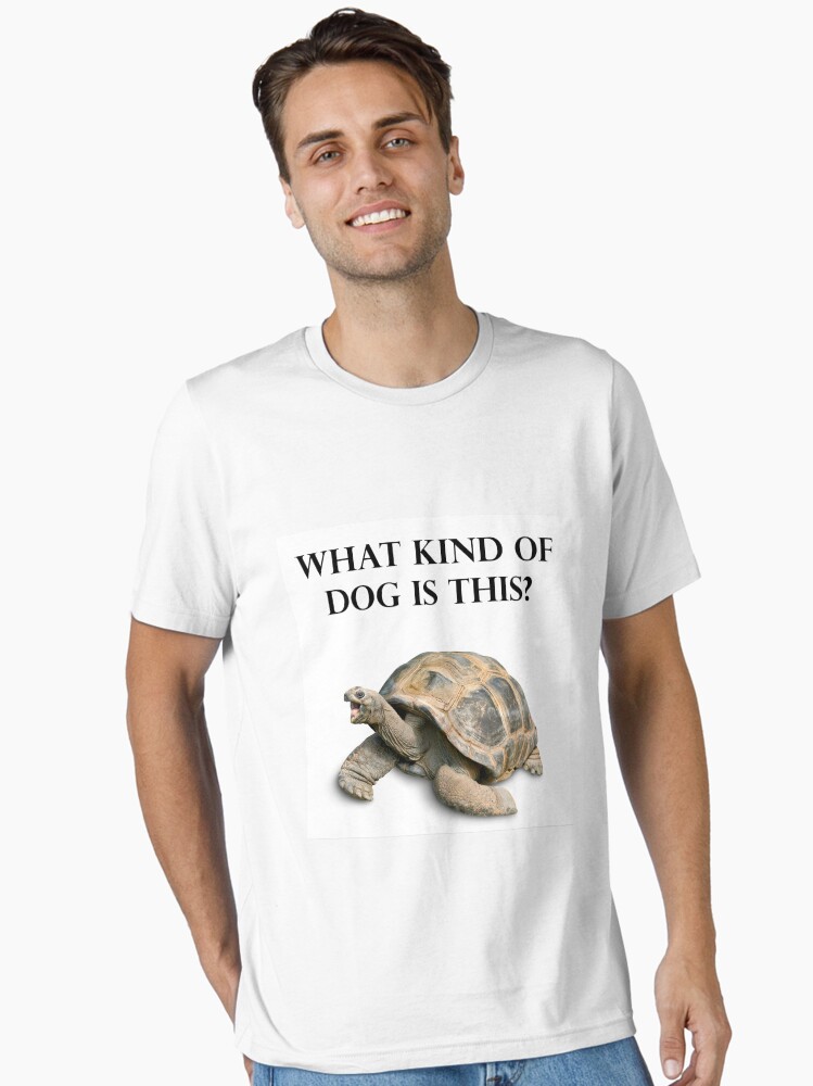 Thumbnail 1 of 7, Essential T-Shirt, Borat- "What Kind Of Dog Is This?" designed and sold by lyssafox.
