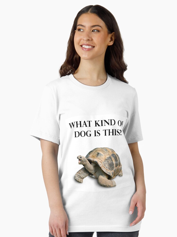 Thumbnail 2 of 7, Essential T-Shirt, Borat- "What Kind Of Dog Is This?" designed and sold by lyssafox.