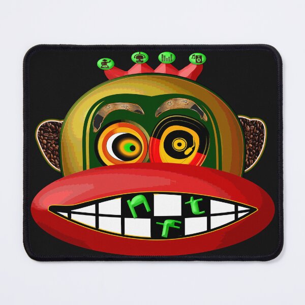 Item preview, KING DJ MONKEY COFFEE NFT. designed and sold by Ralek.