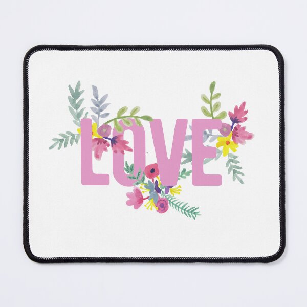 Item preview, LOVE and Florals designed and sold by Zentropik.