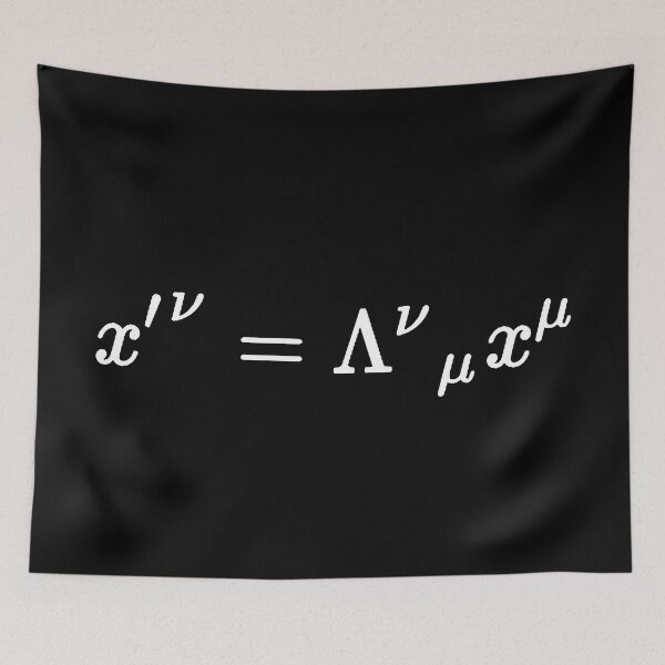 Item preview, Lorentz transformation, fundamentals of relativistic theories of physics dark version designed and sold by NoetherSym.