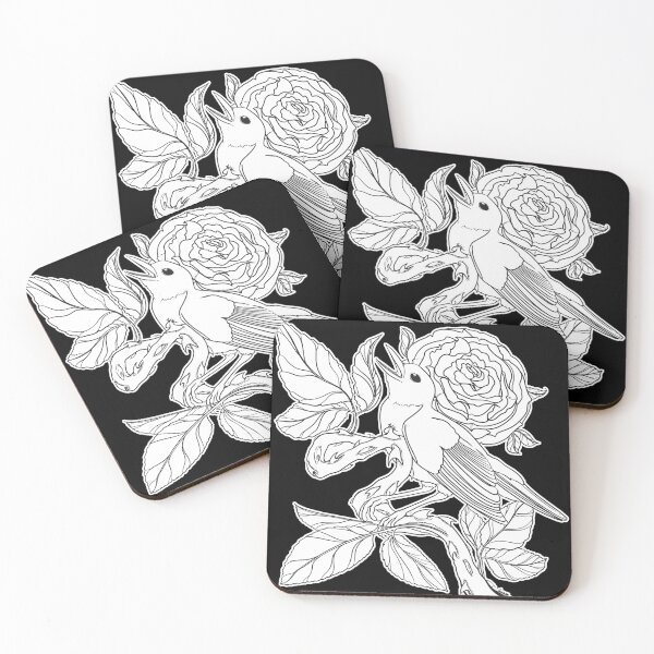 Item preview, The nightingale and the rose - Outlines only designed and sold by -Senaar-.